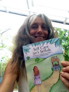 Susie with self care book 